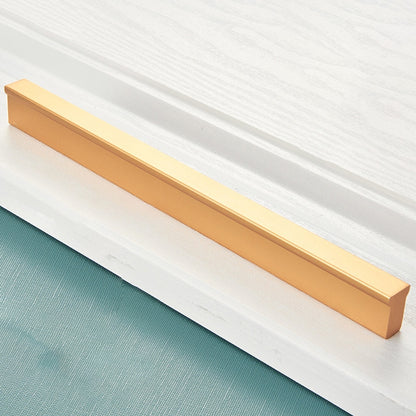 ELECTROPRIME 2778-224 Modern Simple Cabinet Door Handle Drawer Wardrobe Handle (Gold)