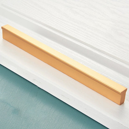 ELECTROPRIME 2778-800 Modern Simple Cabinet Door Handle Drawer Wardrobe Handle (Gold)