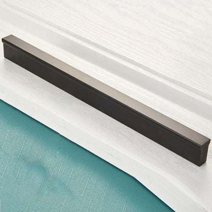ELECTROPRIME 2778-1000 Modern Simple Cabinet Door Handle Drawer Wardrobe Handle (Black)