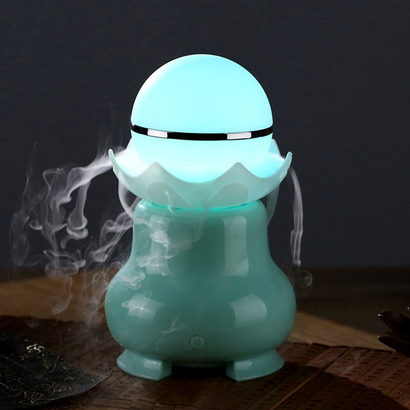 ELECTROPRIME 4W USB Charging Night Luminescent Pearl Ultrasonic Aromatherapy Humidifier with LED Colorful Light for Home / Office, Water Tank Capacity: 95ml, DC 5V