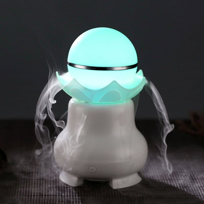 ELECTROPRIME 4W USB Charging Night Luminescent Pearl Ultrasonic Aromatherapy Humidifier with LED Colorful Light for Home / Office, Water Tank Capacity: 95ml, DC 5V