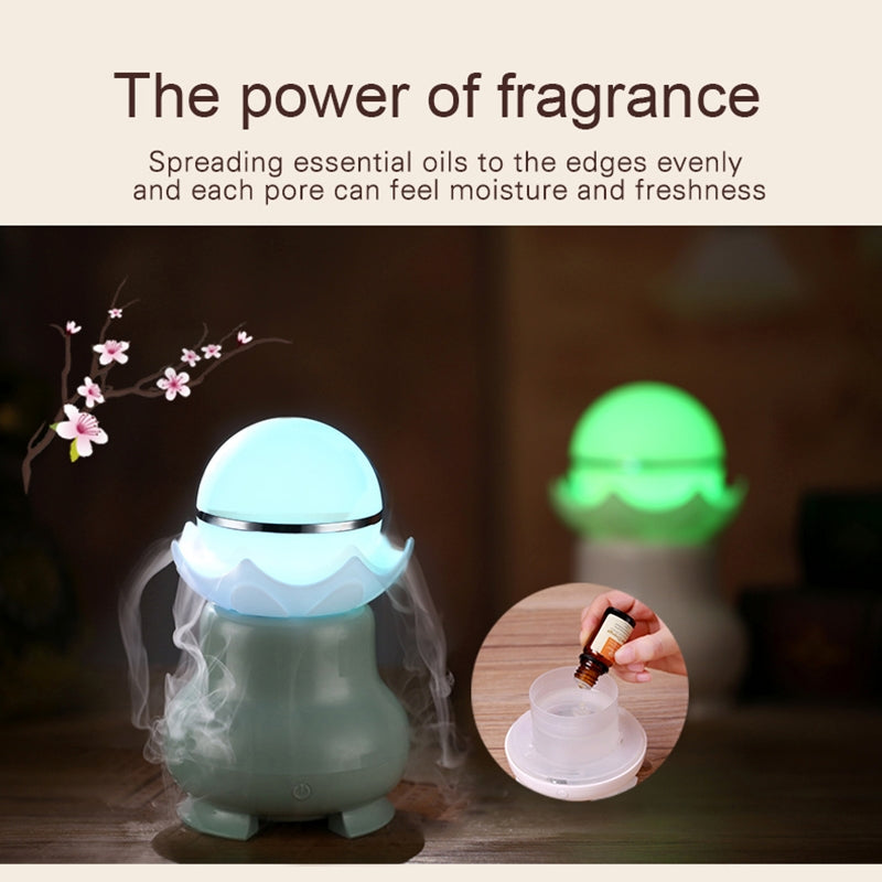 ELECTROPRIME 4W USB Charging Night Luminescent Pearl Ultrasonic Aromatherapy Humidifier with LED Colorful Light for Home / Office, Water Tank Capacity: 95ml, DC 5V