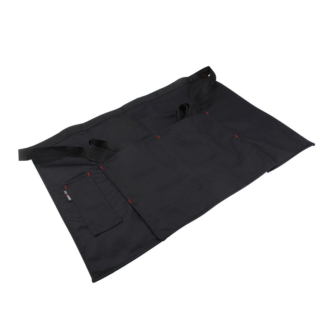 ELECTROPRIME Simple Style Unisex Chef Waiter Barista Half Apron(Black)