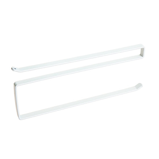 ELECTROPRIME Stainless Metal Kitchen Toilet Paper Towel Rack Paper Towel Roll Holder Cabinet Hanging Shelf Preservative Film Storage Rack,Size: 26*10.8*1.5cm