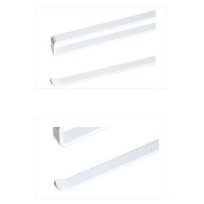 ELECTROPRIME Stainless Metal Kitchen Toilet Paper Towel Rack Paper Towel Roll Holder Cabinet Hanging Shelf Preservative Film Storage Rack,Size: 26*10.8*1.5cm