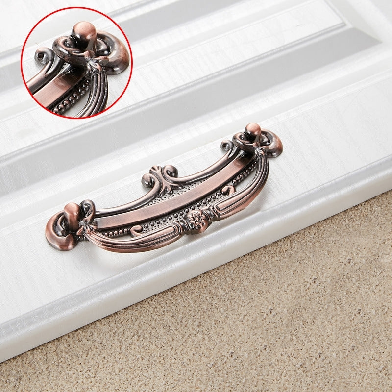 ELECTROPRIME 6052-96 European Style Cabinet Door Drawer Handle(Red)