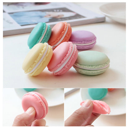 ELECTROPRIME 10 PCS Lovely Macaron Style Ornaments Box Portable Medicine Box Storage Box Random Color Delivery