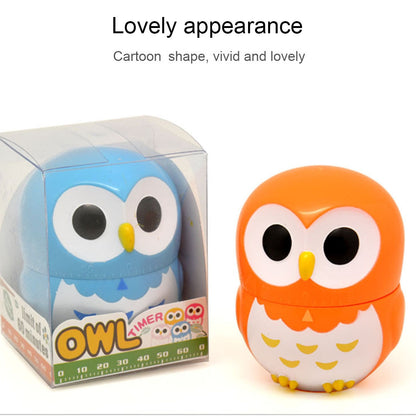 ELECTROPRIME Owl Shape 60 Minutes Mechanical Kitchen Cooking Count Down Alarm Timer Home Decorating Gadget, Random Color Delivery
