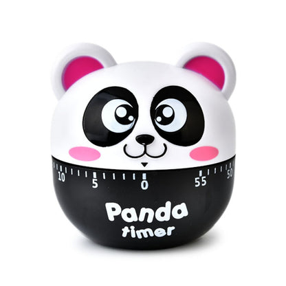 ELECTROPRIME Panda 60 Minutes Mechanical Kitchen Cooking Count Down Alarm Timer Home Decorating Gadget, Random Color Delivery