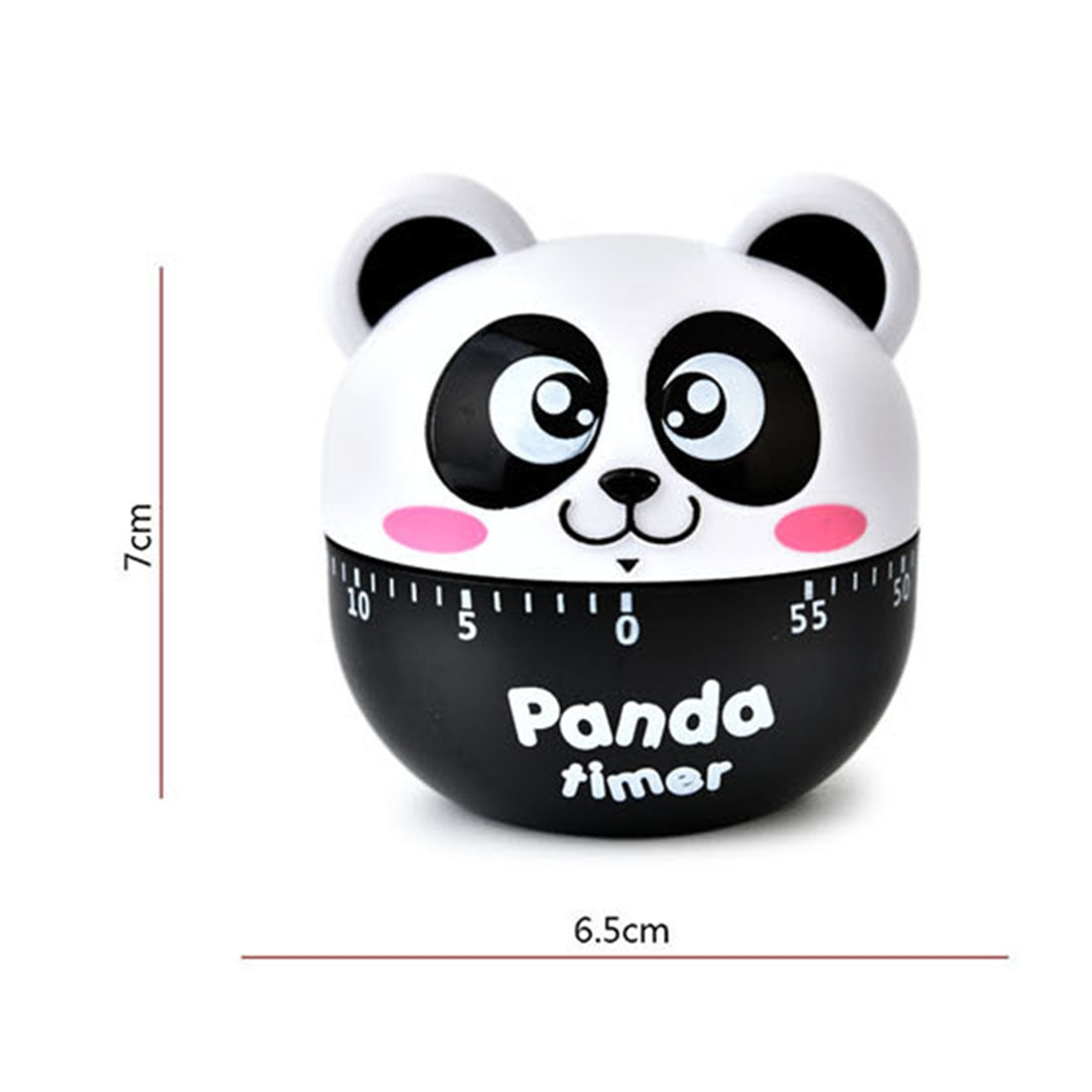 ELECTROPRIME Panda 60 Minutes Mechanical Kitchen Cooking Count Down Alarm Timer Home Decorating Gadget, Random Color Delivery