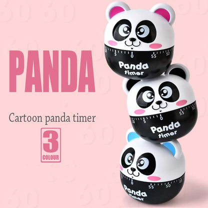 ELECTROPRIME Panda 60 Minutes Mechanical Kitchen Cooking Count Down Alarm Timer Home Decorating Gadget, Random Color Delivery