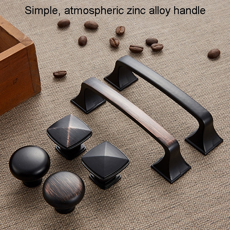 ELECTROPRIME 6222-128 Simple Furniture Cabinet Handle Black Bronze Handle