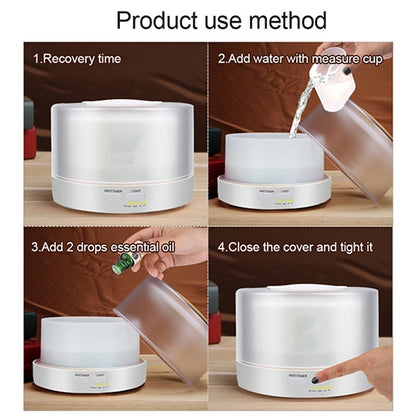 ELECTROPRIME T700 Remote Control Clear White Air Humidifier Automatic Alcohol Sprayer Essential Oil Diffuser Ultrasonic Mist Maker Ultrasonic Aroma Diffuser Atomizer Color LED, Capacity: 700ml, DC 24V, US Plug