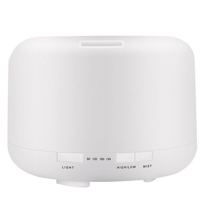 ELECTROPRIME T500 Remote Control Clear White Air Humidifier Automatic Alcohol Sprayer Essential Oil Diffuser Ultrasonic Mist Maker Ultrasonic Aroma Diffuser Atomizer Color LED, Capacity: 500ml, DC 24V, US Plug