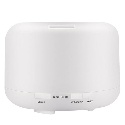 ELECTROPRIME T500 Remote Control Clear White Air Humidifier Automatic Alcohol Sprayer Essential Oil Diffuser Ultrasonic Mist Maker Ultrasonic Aroma Diffuser Atomizer Color LED, Capacity: 500ml, DC 24V, US Plug