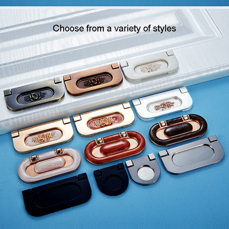 ELECTROPRIME 1052-32 Simple European Furniture Drawer Hidden Buckle Handle (Brushed)