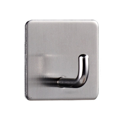 ELECTROPRIME MYD-1038 304 Stainless Steel Sticky Hook Kitchen Bathroom Multi-functional Hole Free Wall Mount Holder