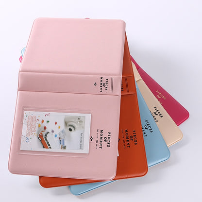 ELECTROPRIME 3 inch DIY Film Mulching PU Insert Type Mini Receive Photo Album, Random Color