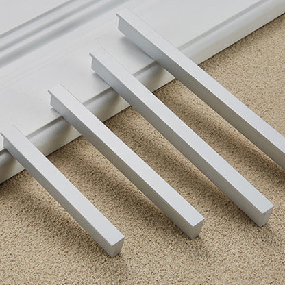 ELECTROPRIME 2057-192 Drawer Cabinet Door Handle Straight Door Handle (Silver Matte)