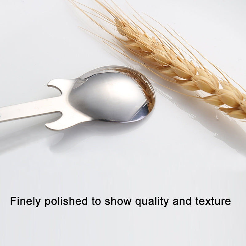 ELECTROPRIME Creative Stainless Steel Guitar Shape Coffee Spoon Mixing Spoon(Rose Gold)