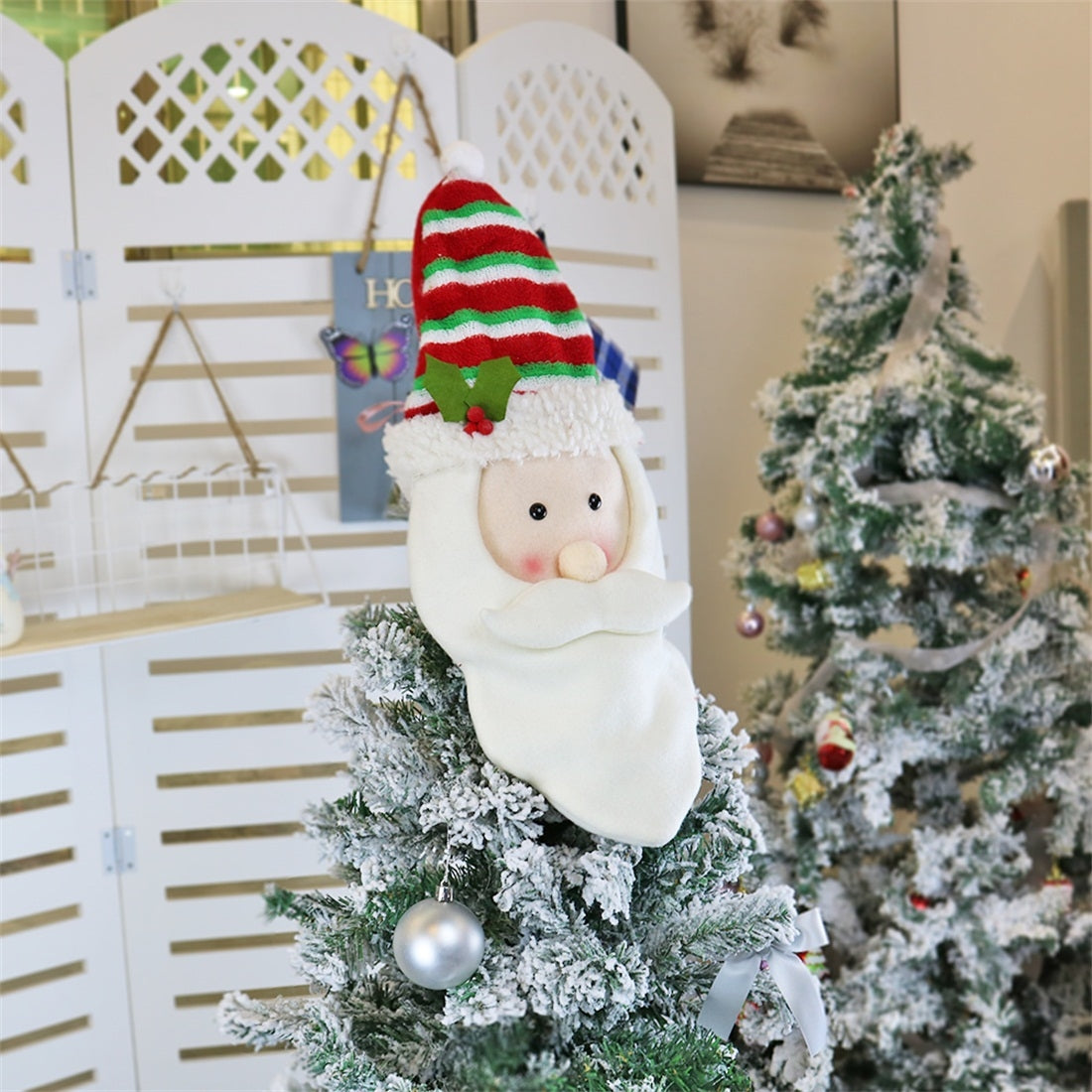 ELECTROPRIME CX20205 Santa Claus Pattern Christmas Tree Pendant Decoration, Size: S