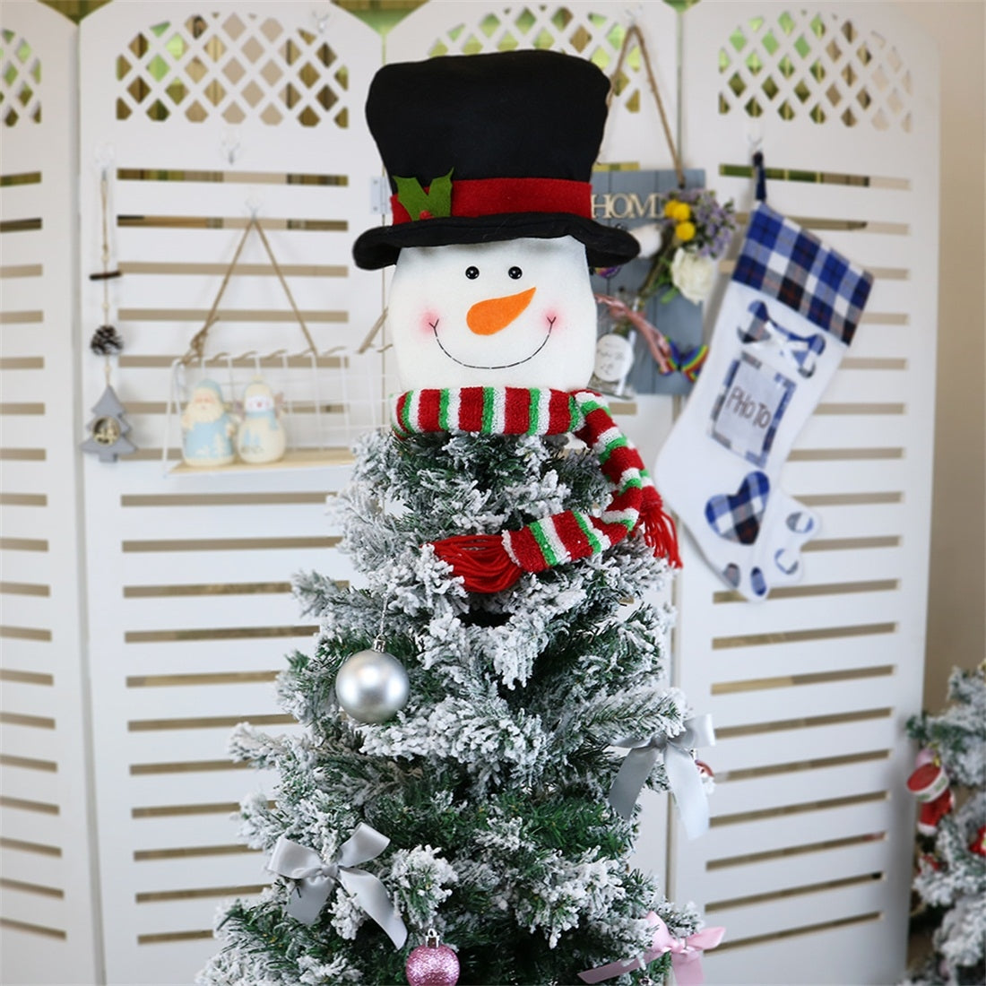 ELECTROPRIME CX20207 Snowman Pattern Christmas Tree Pendant Decoration, Size: L