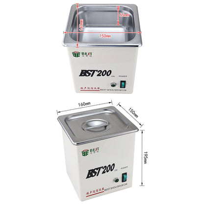 ELECTROPRIME BEST-200 1.5L Stainless Steel Ultrasonic Cleaner (Voltage 220V)