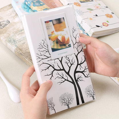 ELECTROPRIME 3 inch DIY Creativity Insert Type Many Trees Dry Pattern Mini Exquisite Photo Album