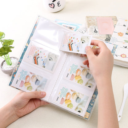 ELECTROPRIME 3 inch DIY Creativity Insert Type Forest Deer Pattern Mini Exquisite Photo Album