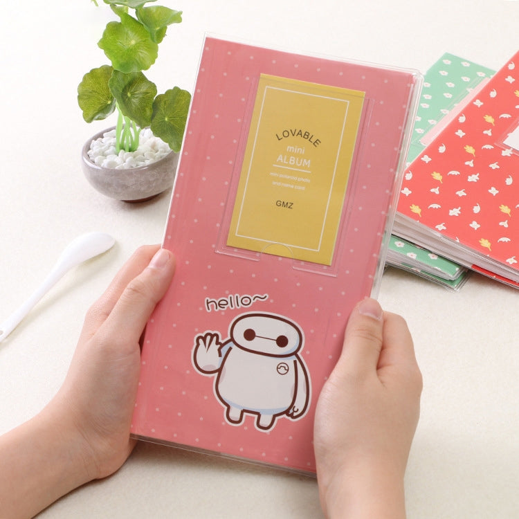 ELECTROPRIME 3 inch DIY Creativity Insert Type Baymax Pattern Mini Exquisite Photo Album