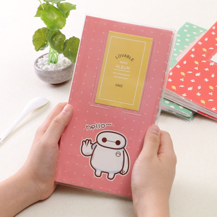 ELECTROPRIME 3 inch DIY Creativity Insert Type Baymax Pattern Mini Exquisite Photo Album