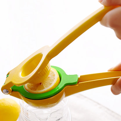 ELECTROPRIME Aluminum Alloy Manual Dual Layers Lemon Juicer, Random Color Delivery