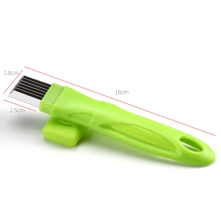 ELECTROPRIME Kitchen Tool Manual Stainless Steel Filate Circle Shape Green Onion Slicer