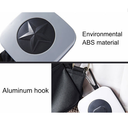 ELECTROPRIME Creative Rotating Foldable Shopping Storage Bag Portable Large Capacity Eco-friendly Nylon Storage Bag, Random Pattern Delivery(Transparent)