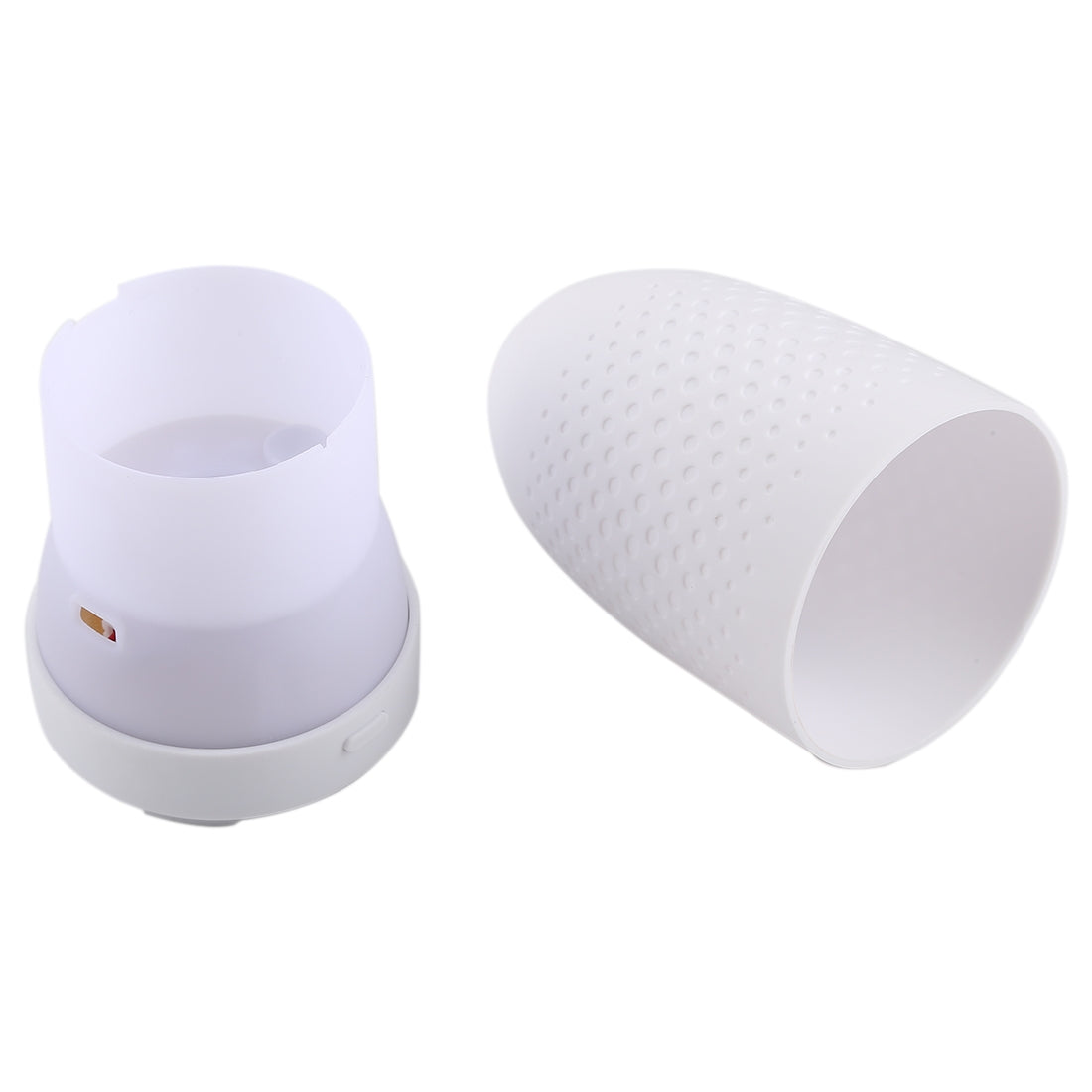 ELECTROPRIME 5W Honeycomb Texture Mini Humidifier with Colorful Light, Capacity: 50ml, DC 5V(White)