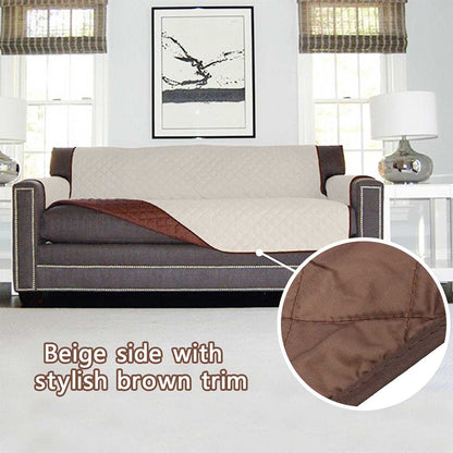 ELECTROPRIME Waterproof Wear-resistant Pet Sofa Cushion,Double Mat, Size: 174x235cm(Brown)