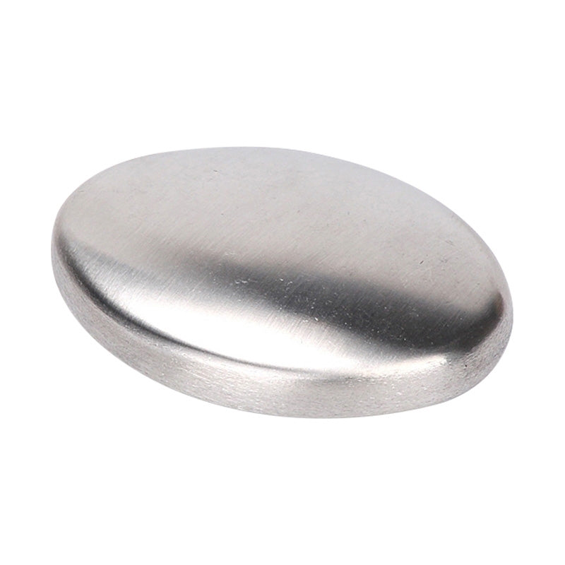 ELECTROPRIME Portable Cleaning Stainless Steel Oval Hand Soap Eliminating Odour Remover, Random Style Delivery