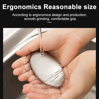 ELECTROPRIME Portable Cleaning Stainless Steel Oval Hand Soap Eliminating Odour Remover, Random Style Delivery
