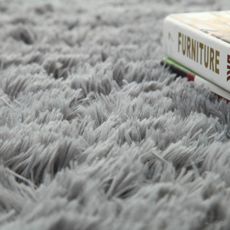ELECTROPRIME Bedroom Living Room Warm Faux Plush Carpet Floor Fluffy Soft Mat, Size?200x400cm(Wine Red)