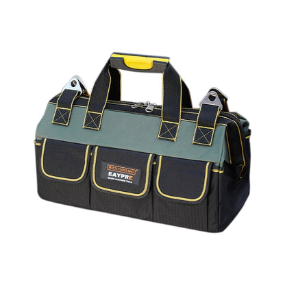 ELECTROPRIME Multi-function Oxford Cloth Cloth Bottom Electrician Belt Pouch Maintenance Tools Handbag Shoulder Bag Convenient Tool Bag, Size : 16 inch