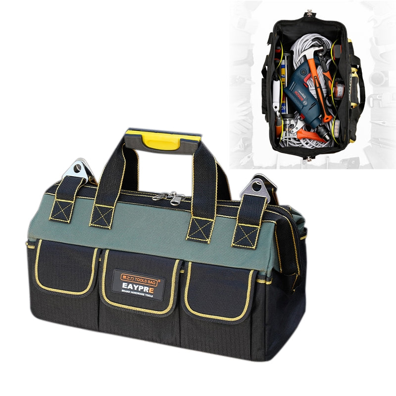ELECTROPRIME Multi-function Oxford Cloth Cloth Bottom Electrician Belt Pouch Maintenance Tools Handbag Shoulder Bag Convenient Tool Bag, Size : 20 inch