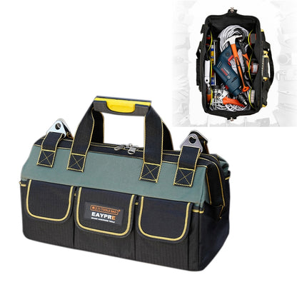 ELECTROPRIME Multi-function Oxford Cloth Cloth Bottom Electrician Belt Pouch Maintenance Tools Handbag Shoulder Bag Convenient Tool Bag, Size : 20 inch