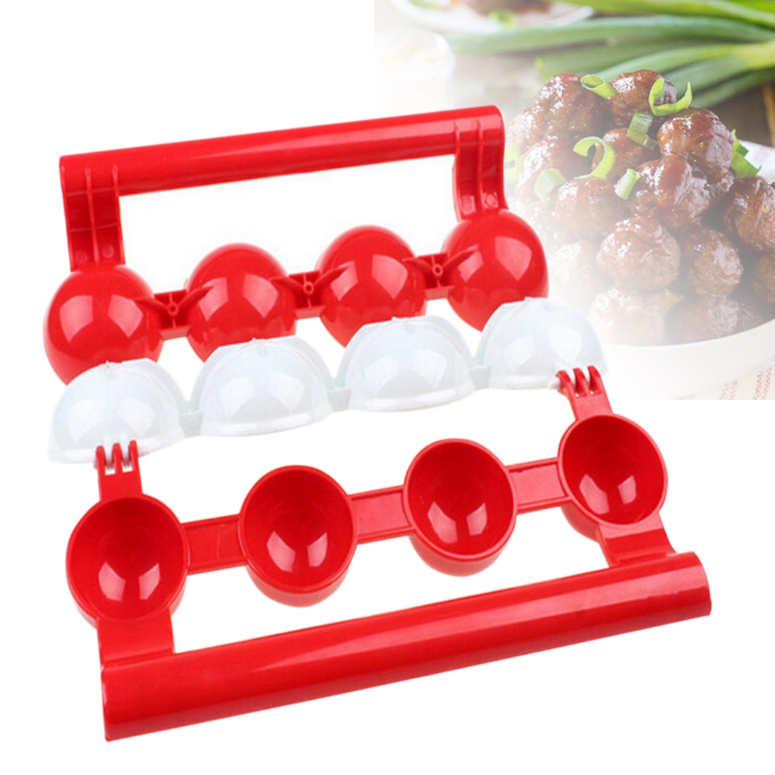 ELECTROPRIME Useful Newbie Meatballs Fish Balls Kitchen Homemade Stuffed Meatballs Maker Home Cooking Tools