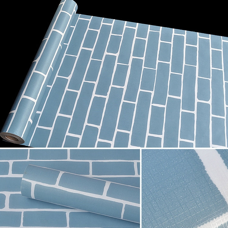 ELECTROPRIME Mediterranean Brick Creative 3D Stone Brick Decoration Wallpaper Stickers Bedroom Living Room Wall Waterproof Wallpaper Roll, Size: 45 x 1000cm