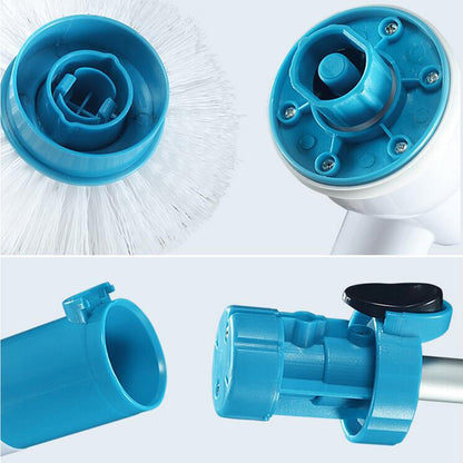 ELECTROPRIME Multi-function Tub and Tile Scrubber Cordless Power Spin Scrubber Power Cleaning Brush Set for Bathroom Floor Wall, AU Plug
