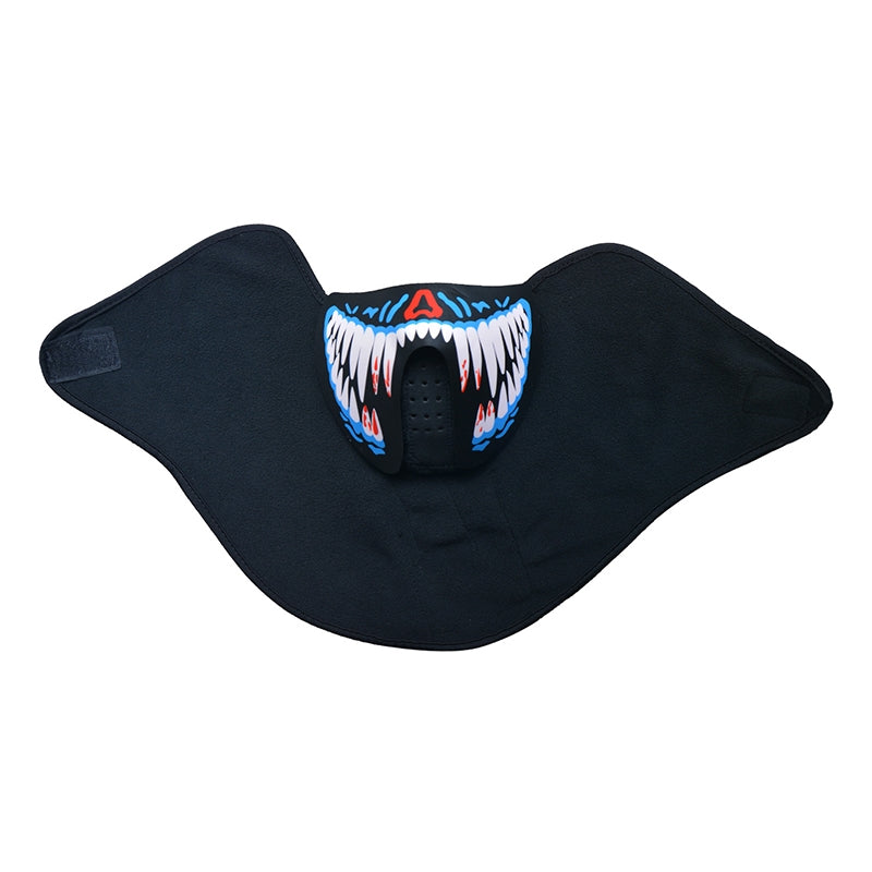 ELECTROPRIME FG-MA-02 Halloween Mask Voice Control LED Cold Light Terror Cosplay Mask