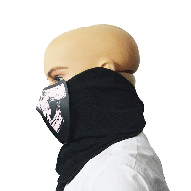 ELECTROPRIME FG-MA-023 Halloween Mask Voice Control LED Cold Light Terror Cosplay Mask