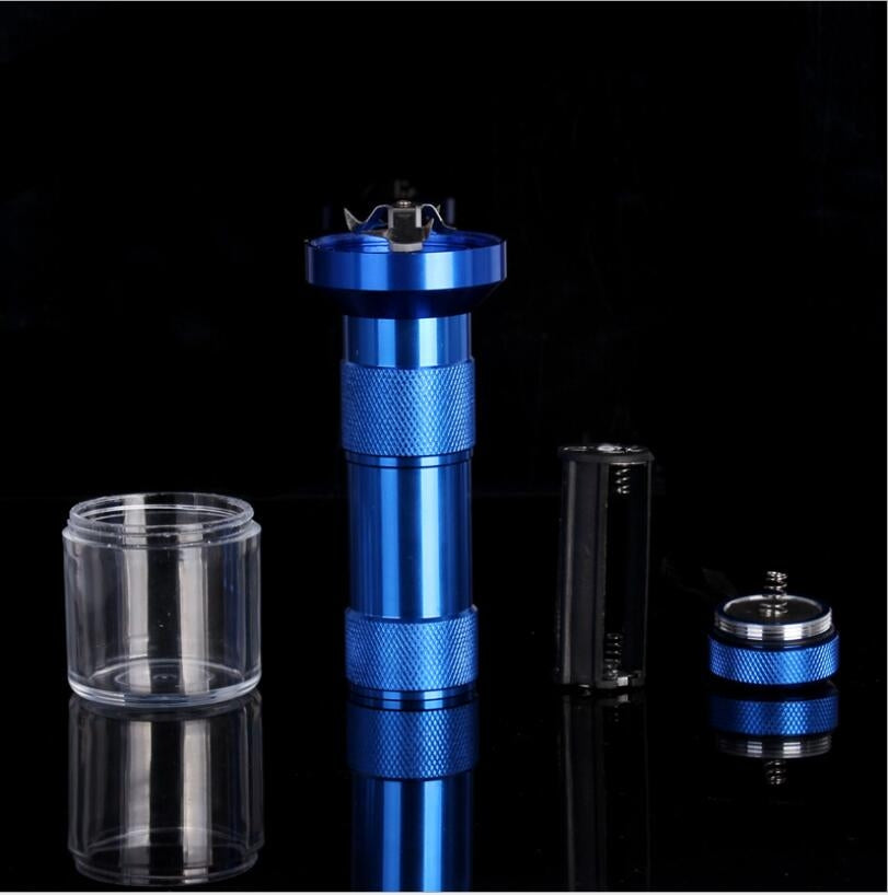 ELECTROPRIME Aluminum Alloy Electric Tobacco Grinder, Random Color Delivery