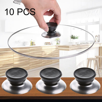 ELECTROPRIME 12 PCS Kitchen Universal Replaceable Pot Cover Handle Circular Plastic Knob