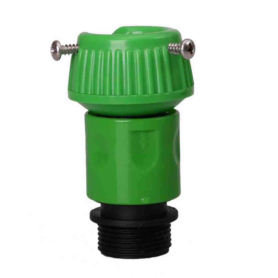 ELECTROPRIME Home Garden Faucet Fast Connector Adapter(Green)